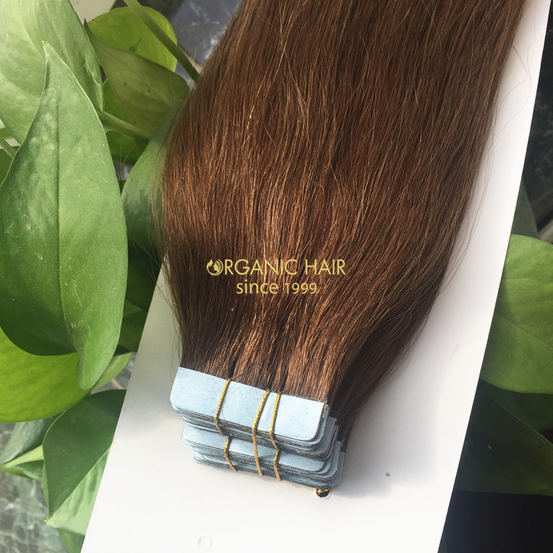 Cheap Brazilian hair-100% remy hair tape in hair extensions uk h1